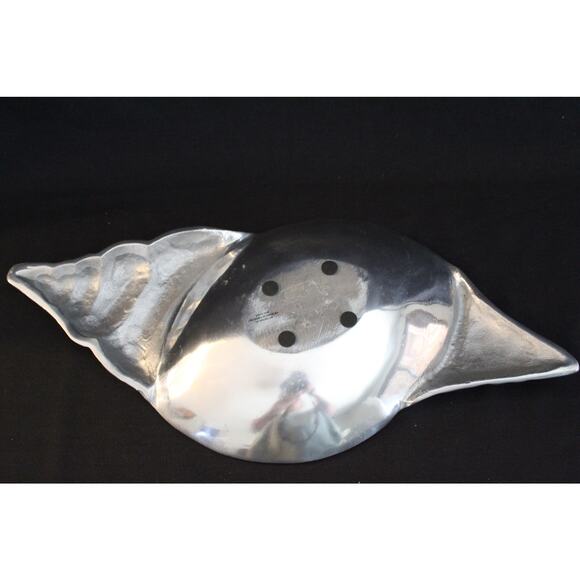 Paradigm Exclusive Cast Aluminum Seashell Sea Shell Catch All Decorative Dish - Picture 5 of 5